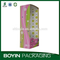 Custom attractive design cardboard printed pink toy box